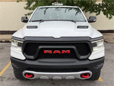 1 2019 1500 Ram Rebel Rough Country Suspension Lift 4in Tis 560mrl Machined Red