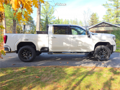 1 2026 Sierra 2500 Hd Gmc Denali 55 Turns Torsion Bolts Ride Height Adjusters Leveling Kit Fuel Blitz D673 Black Milled