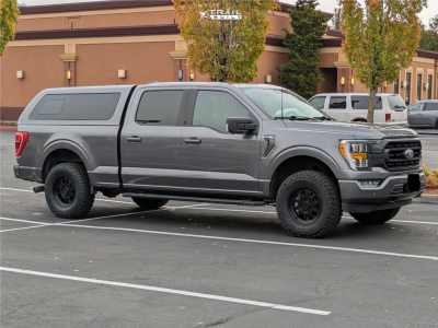 1 2021 F 150 Ford Xlt Unknown Leveling Kit Method Mr316 Matte Black