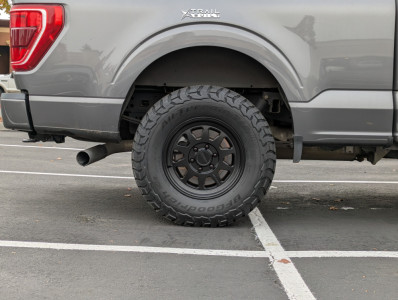 1 2021 F 150 Ford Xlt Unknown Leveling Kit Method Mr316 Matte Black