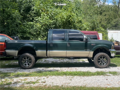 1 2001 F 250 Super Duty Ford Lariat Tuff Country Suspension Lift 6in Motiv Offroad Balast Machined Black