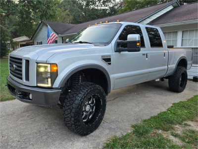 1 2008 F 250 Super Duty Ford Fx4 Carli Suspension Lift 35in Bmf Novakane Black