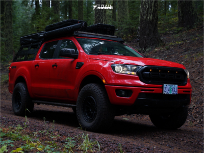 1 2023 Ranger Ford Xlt Eibach Leveling Kit Fifteen52 Offroad Range Hd Satin Black