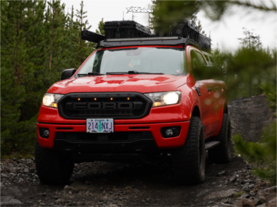 1 2023 Ranger Ford Xlt Eibach Leveling Kit Fifteen52 Offroad Range Hd Satin Black