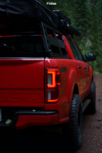 1 2023 Ranger Ford Xlt Eibach Leveling Kit Fifteen52 Offroad Range Hd Satin Black