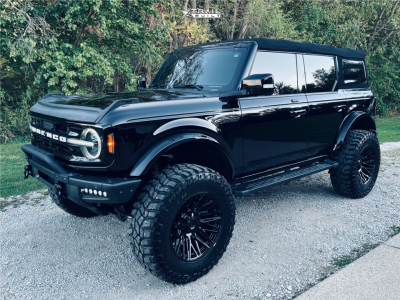 2022 Ford Bronco - 20x10 -18mm - Gear Off-Road 770b - Suspension Lift 5" - 37" x 12.5"