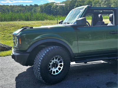 1 2022 Bronco Ford Big Bend Stock Stock Method Mr305 Machined Black