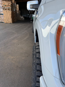 1 2022 F 150 Ford Lariat Readylift Suspension Lift 35in American Outlaw Dusty Road Satin Black