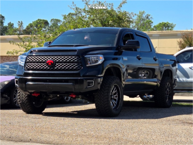 1 2015 Tundra Toyota Platinum Unknown Suspension Lift 3in Lethal Offroad Lt08 Black Milled