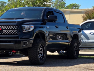 1 2015 Tundra Toyota Platinum Unknown Suspension Lift 3in Lethal Offroad Lt08 Black Milled