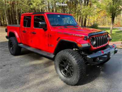 1 2024 Gladiator Jeep Rubicon X Oem Suspension Lift 25in Icon Rebound Black