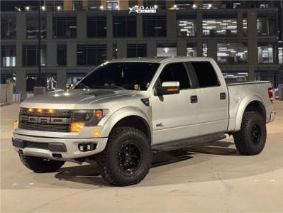 2013 Ford F-150 - 17x9 0mm - VenomRex Vr601bl - Stock Suspension - 35" x 12.5"