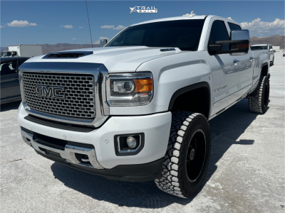 2017 GMC Sierra 2500 HD - 20x12 -44mm - TIS 544B - Leveling Kit - 35" x 12.5"