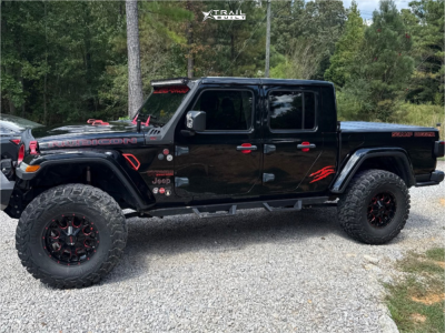 2020 Jeep Gladiator - 17x9 -12mm - Mayhem Warrior - Suspension Lift 3.5" - 37" x 13.5"
