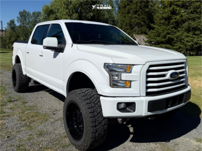 2016 Ford F-150 - 20x12 -44mm - TIS 547b - Suspension Lift 6" - 35" x 12.5"