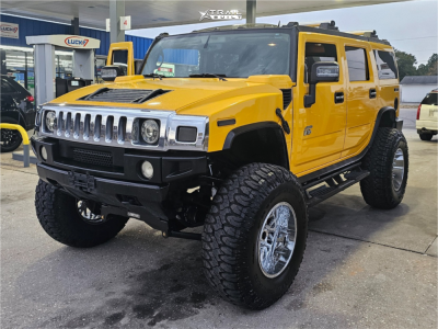 2005 Hummer H2 - 20x9 12mm - Vision Brawl - Suspension Lift 6" - 42" x 14.5"