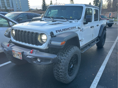 2025 Jeep Gladiator - 20x9 0mm - Mayhem Compass - Suspension Lift 2.5" - 37" x 12.5"