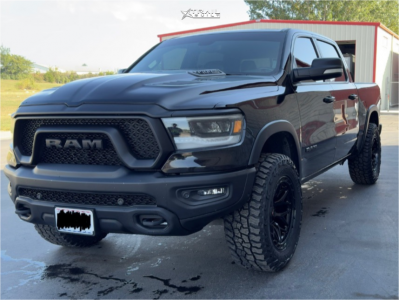 2020 Ram 1500 - 20x10 -18mm - Vortek Vrp-504 - Suspension Lift 3.5" - 35" x 12.5"