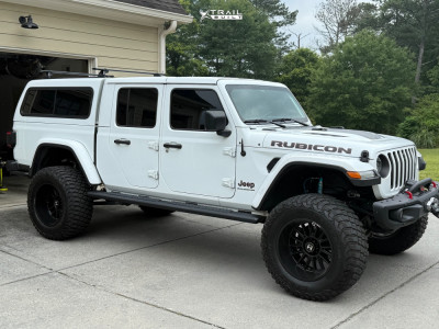 2023 Jeep Gladiator - 20x12 -44mm - Hostile Predator - Suspension Lift 4.5" - 38" x 13.5"