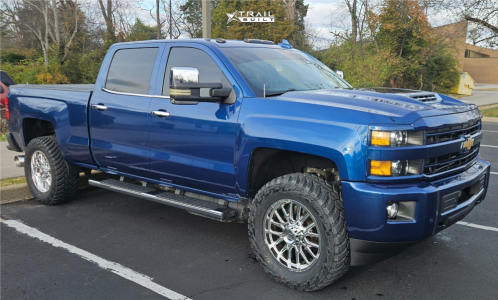 2018 Chevrolet Silverado 3500 HD - 20x10 -19mm - Fittipaldi FA18 - Leveling Kit - 35" x 12.5"