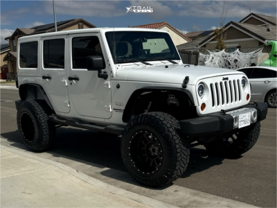 2011 Jeep Wrangler - 20x12 -55mm - Method Mr606 - Suspension Lift 3" - 37" x 12.5"
