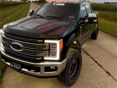 2017 Ford F-350 Super Duty - 20x10 -19mm - Gear Off-Road 764bm - Suspension Lift 2.5" - 35" x 12.5"