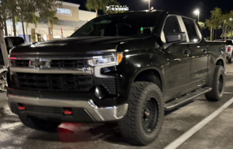 2024 Chevrolet Silverado 1500 - 20x10 -18mm - Vortek Vrd-703 - Leveling Kit - 35" x 12.5"