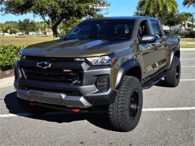 2025 Chevrolet Colorado - 17x9 -12mm - Fittipaldi Offroad Ft100 - Leveling Kit - 295/70R17