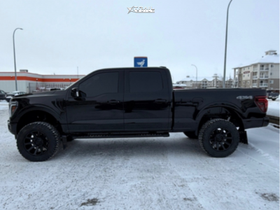 2025 Ford F-150 - 20x10 -19mm - Fuel Contra - Suspension Lift 6" - 35" x 12.5"