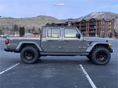 2020 Jeep Gladiator - 20x10 -25mm - Fittipaldi Offroad Fa20 - Suspension Lift 2.5" - 35" x 12.5"