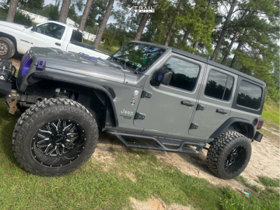 2018 Jeep Wrangler JL - 20x12 -44mm - Massiv Offroad Or1 - Suspension Lift 3" - 35" x 12.5"