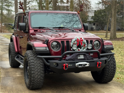 2021 Jeep Wrangler - 17x9 -12mm - Mayhem Warrior - Stock Suspension - 35" x 12.5"