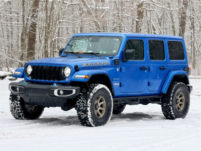 2024 Jeep Wrangler - 17x8.5 -6mm - Icon Alloys Rebound - Suspension Lift 2.5" - 35" x 12.5"