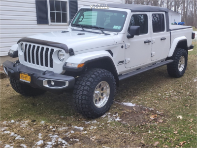 2022 Jeep Gladiator - 17x9 0mm - Alloy Ion 171 - Suspension Lift 2.5" - 35" x 12.5"