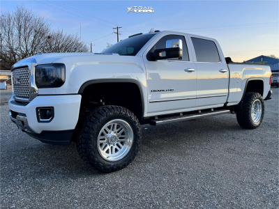 2017 GMC Sierra 2500 HD - 20x10 -18mm - RAISED By Method Mr804 - Suspension Lift 4.5" - 35" x 12.5"