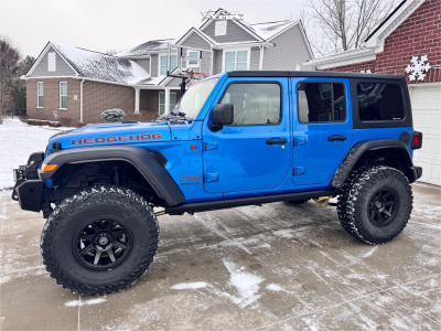 2022 Jeep Wrangler - 17x8.5 -6mm - Icon Alloys Rebound Pro - Suspension Lift 3.5" - 37" x 12.5"