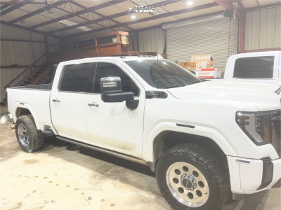 2024 GMC Sierra 2500 HD - 20x10 -25mm - Vision Midway - Stock Suspension - 35" x 12.5"