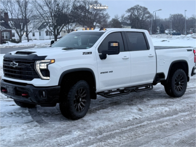 2025 Chevrolet Silverado 2500 HD - 20x9 20mm - Fuel Blitz - Stock Suspension - 35" x 12.5"