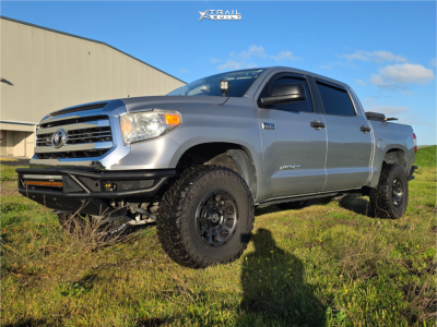 2016 Toyota Tundra - 17x8.5 25mm - Icon Alloys Thrust - Suspension Lift 3" - 35" x 12.5"