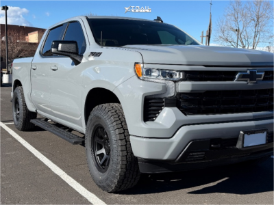 2025 Chevrolet Silverado 1500 - 17x9 -12mm - Vision Flow - Leveling Kit - 285/75R17