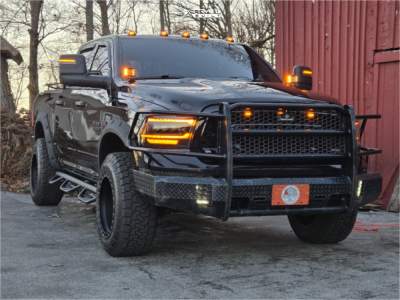 2014 Ram 1500 - 20x12 -44mm - Vortek Vrd-703 - Suspension Lift 3" - 35" x 12.5"