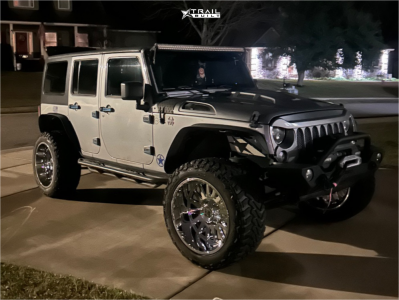 2014 Jeep Wrangler - 22x12 -44mm - Lethal Offroad Lt07 - Suspension Lift 3.5" - 35" x 12.5"