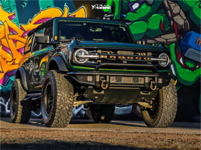 2024 Ford Bronco - 20x10 -18mm - Lock Offroad Wheels Krawler - Suspension Lift 3.5" - 37" x 12.5"