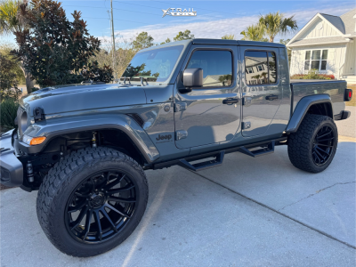 2025 Jeep Gladiator - 24x12 -44mm - Fuel Burn - Suspension Lift 2.5" - 35" x 12.5"