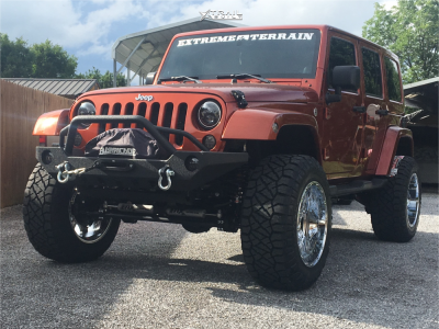 2014 Jeep Wrangler - 20x12 -44mm - Fuel Hostage - Suspension Lift 4.5" - 35" x 12.5"