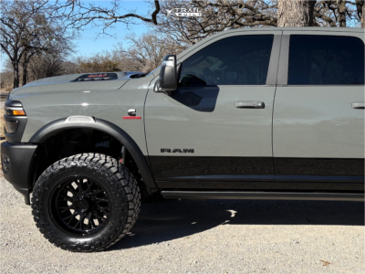 1 2026 2500 Ram Rebel Wicked Mfg Leveling Kit Fittipaldi Offroad Fa08 Gloss Black