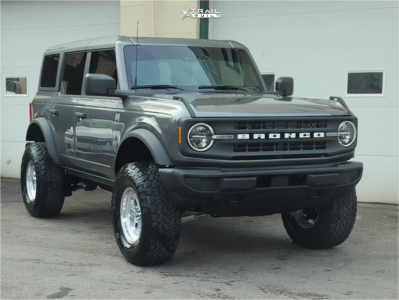 2025 Ford Bronco - 17x9 0mm - Icon Alloys Style 171 - Suspension Lift 3.5" - 315/70R17