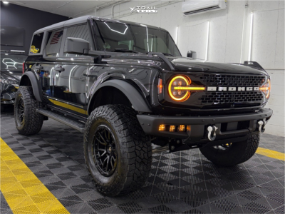 2025 Ford Bronco - 18x9 -12mm - Fuel Rebel 6 - Suspension Lift 3.5" - 35" x 12.5"