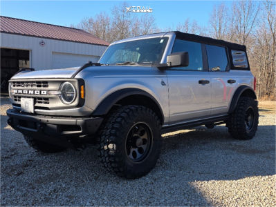 2022 Ford Bronco - 17x9 0mm - Alloy Ion Style 171 - Stock Suspension - 33" x 12.5"