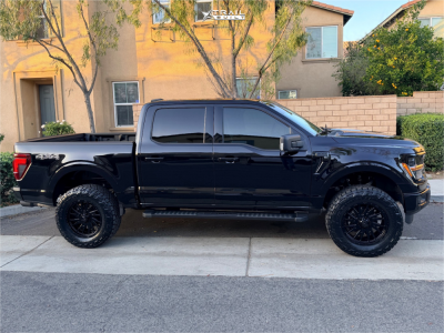 2025 Ford F-150 - 20x9 18mm - TIS 547b - Suspension Lift 3" - 295/65R20